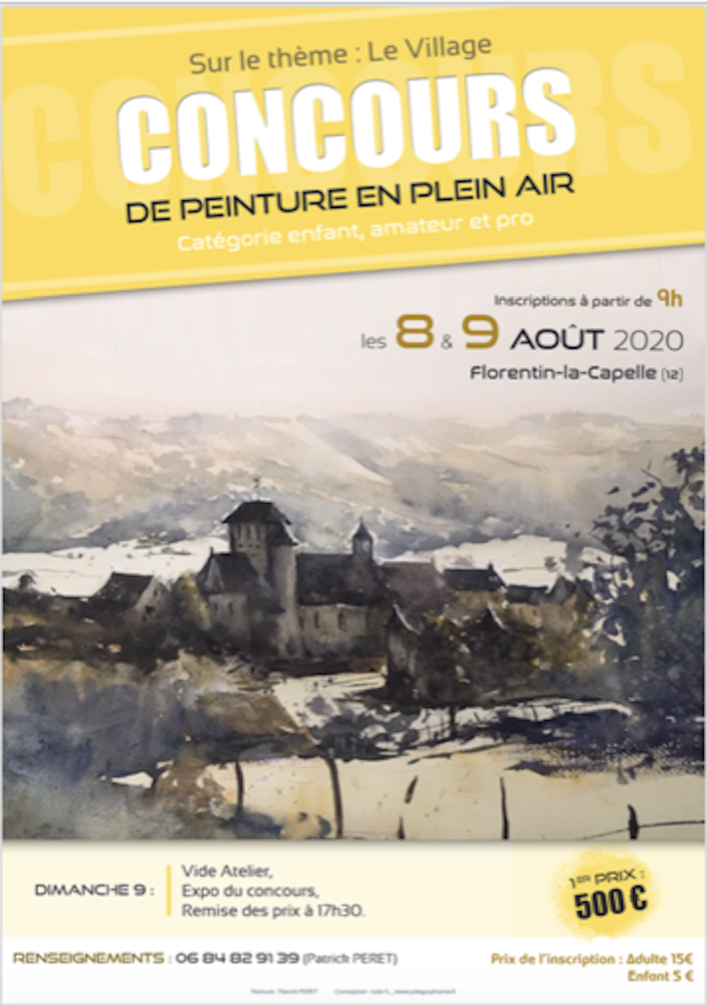 Concours Peinture En Plein Air Florentin La Capelle 12 Artistes D Occitanie