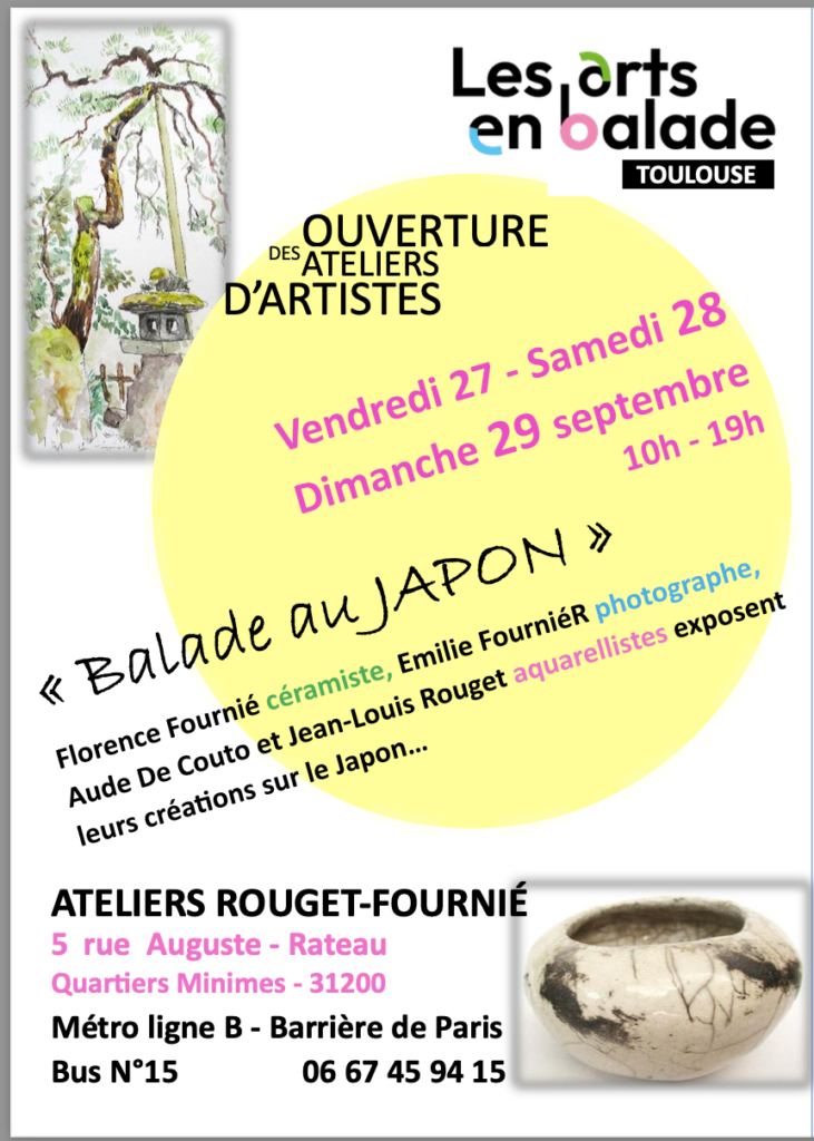 Les arts en balade 2024-Artistes Occitanie