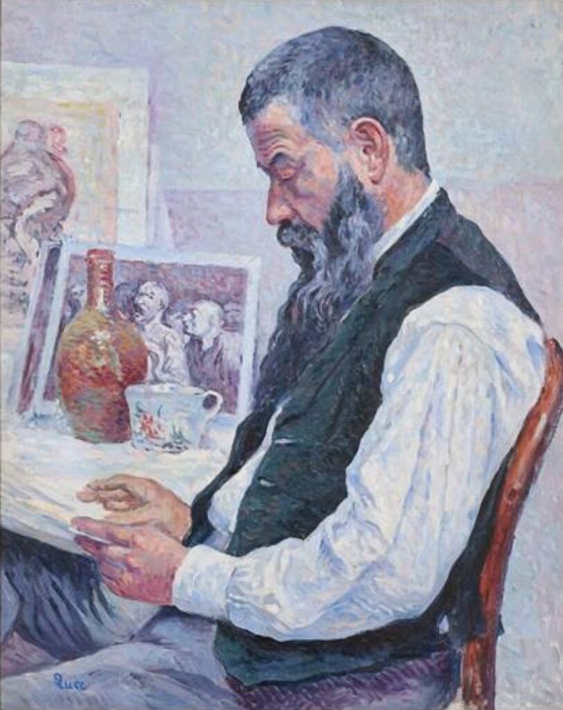 Maximilien Luce - Portrait du peintre Étienne Terrus