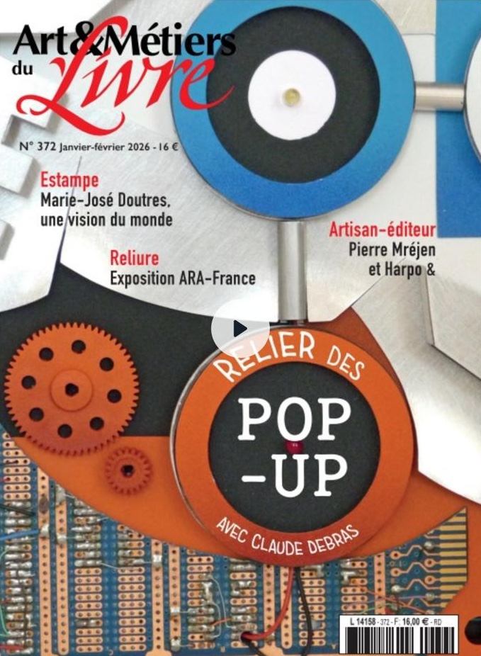 Arts et Métiers du Livre, Marie-José Doutres, janvier 2026