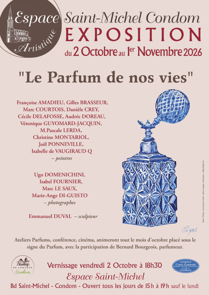 Exposition_Espace_St_Michel_Condom_Octobre_2026_Le_Parfum