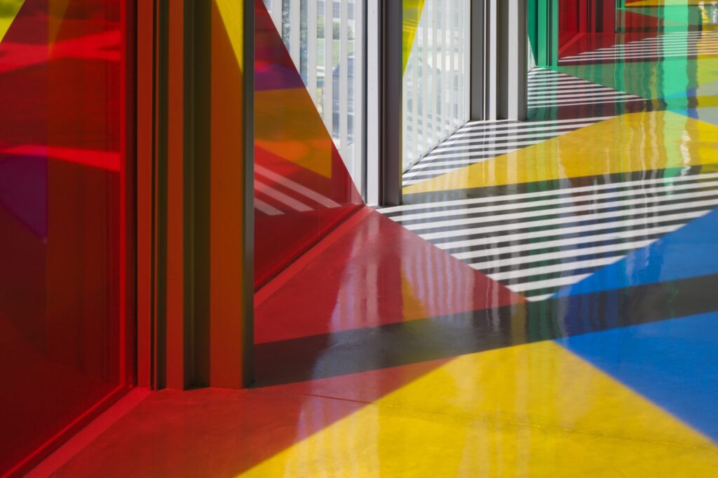 MRAC Sérignan - Daniel Buren Rotation 2006 - Crédit photo JP Planchon Collection du MRAC.