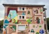 Deux artistes gardoise livrent une fresque de 100 m² à Villeneuve-Tolosane