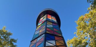 À Montpellier, le phare de Gaza renaît sur le parvis du Corum, entretien avec l’artiste