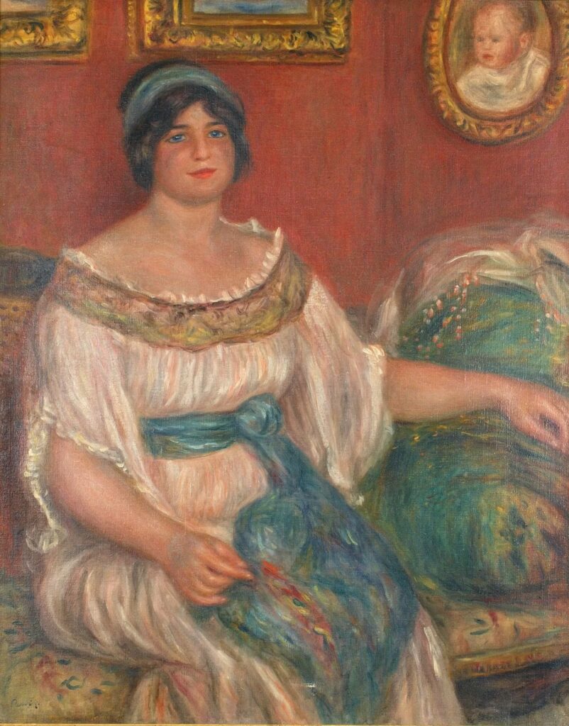 Auguste Renoir - "Madame Colonna Romano" (vers 1913). Musée Renoir - Ville de Cagnes sur Mer